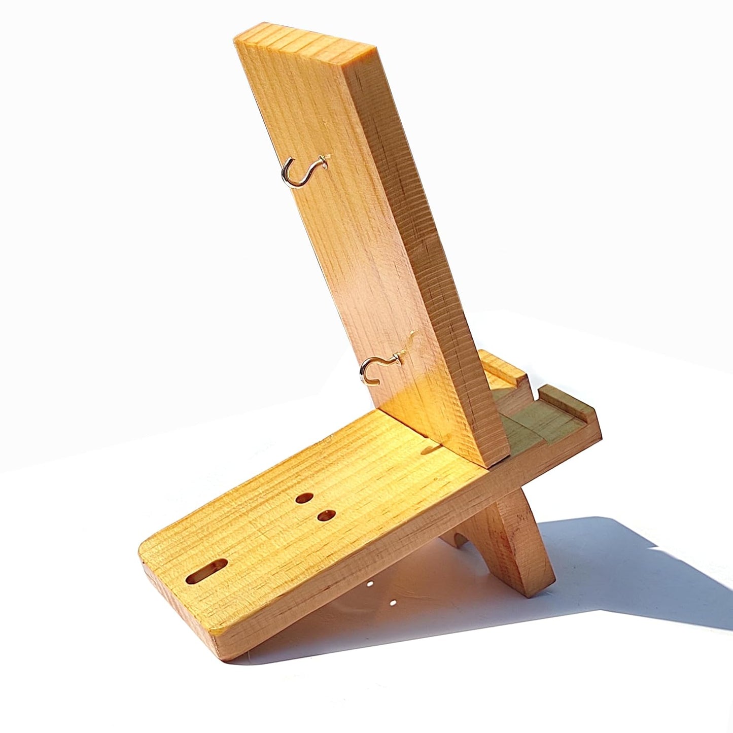 Mobile Phone Stand with Charging Cable Management And Adapter Holder