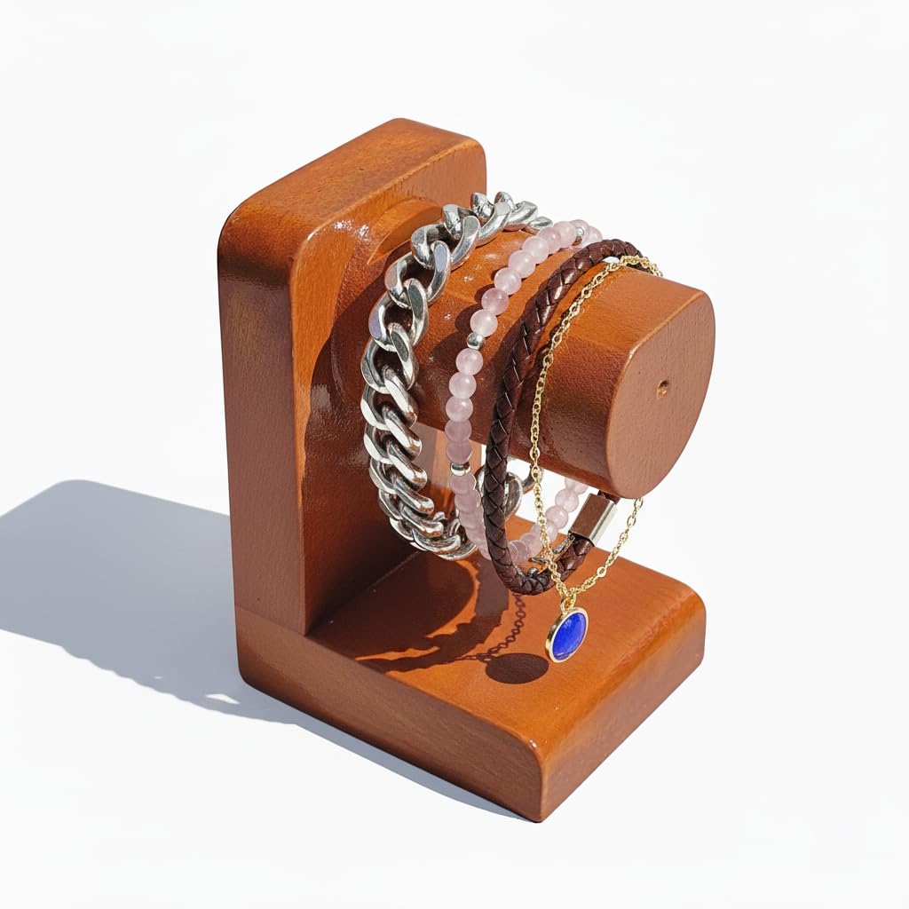 Wooden Wrist Watch Holder Stand for Desk And Table