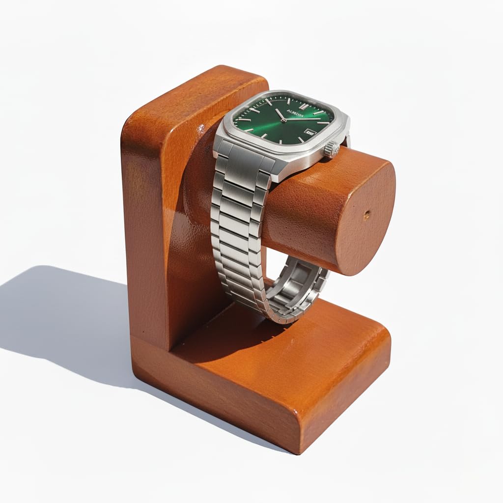 Wooden Wrist Watch Holder Stand for Desk And Table