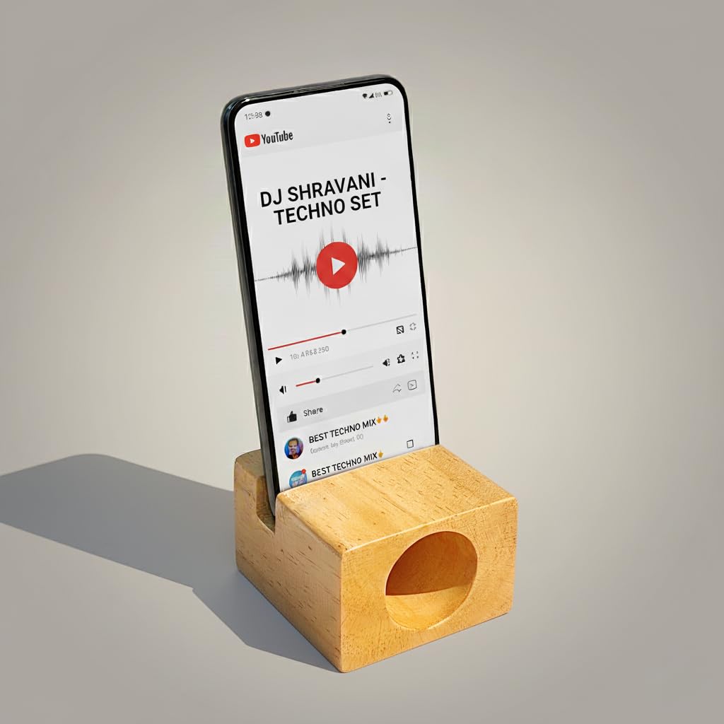 Sound Amplifier And Speaker Stand for Mobile Phone