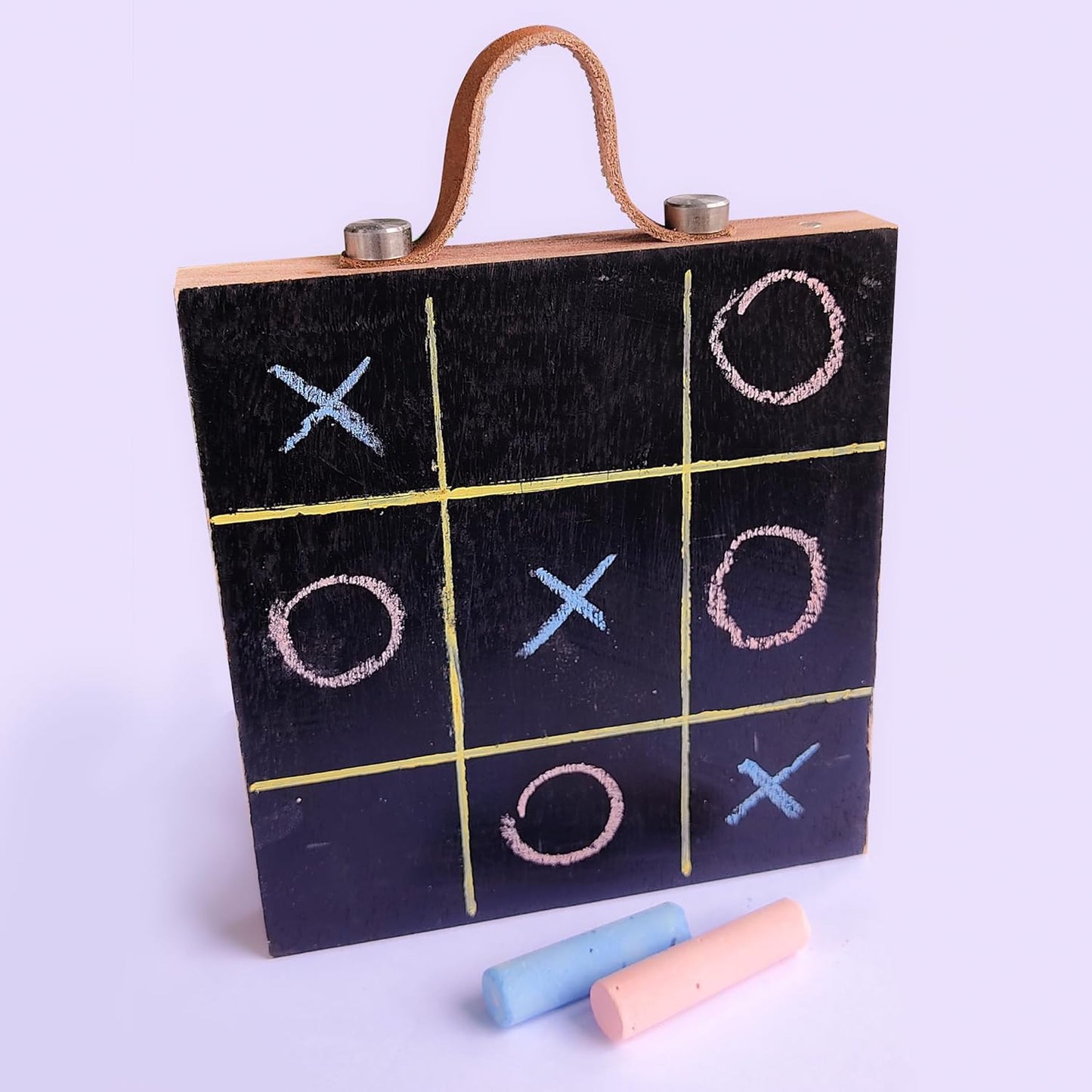 Tic Tac Toe Game Wooden Magnetic