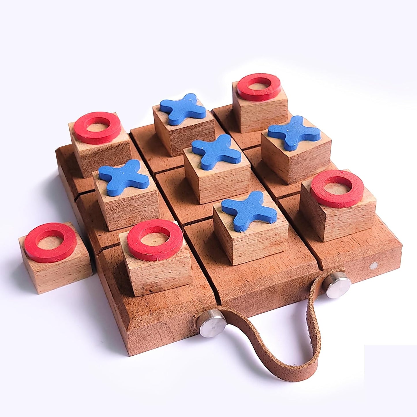 Tic Tac Toe Game Wooden Magnetic