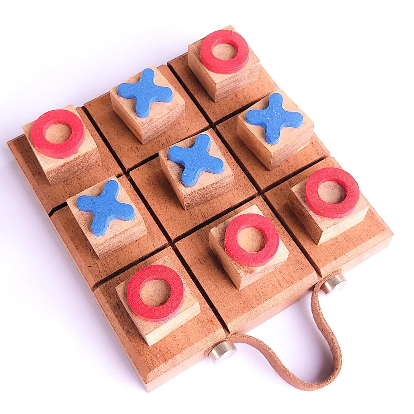 Tic Tac Toe Game Wooden Magnetic