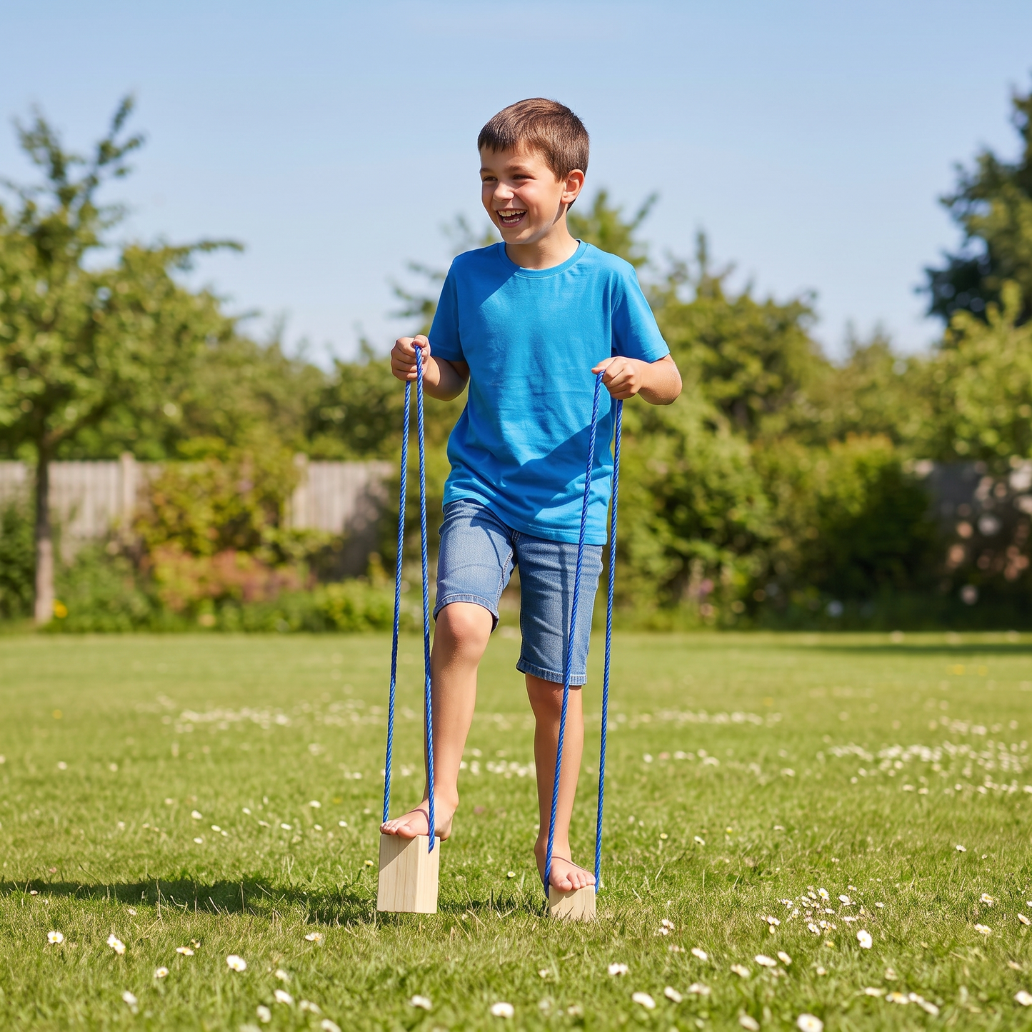 Wooden Walking Blocks Balance Game - Advanced Balance And Coordination Challenge